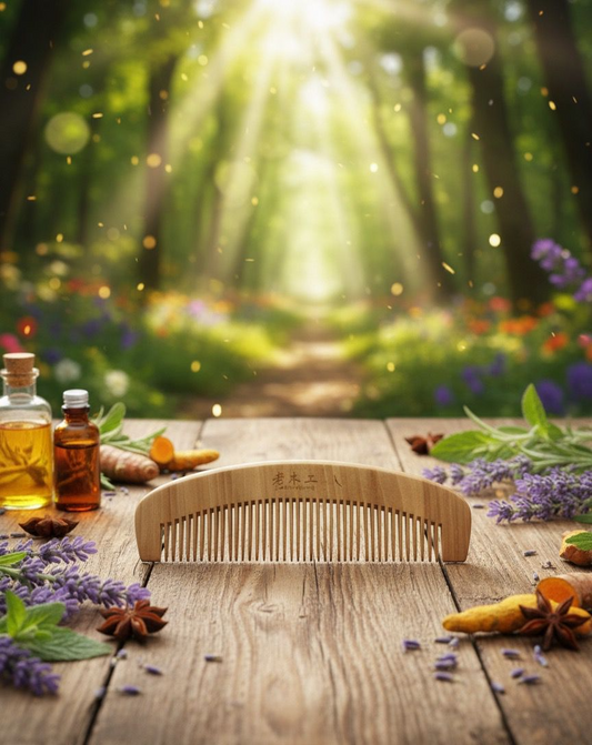 Wooden comb